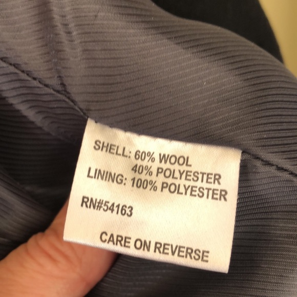 Calvin Klein Men's Solid Single Breasted Wool Blended Overcoat - Picture 11 of 12